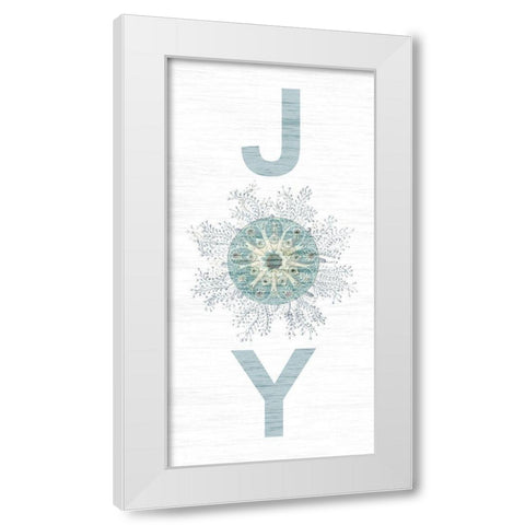 Coast To Joy White Modern Wood Framed Art Print by Lewis, Sheldon