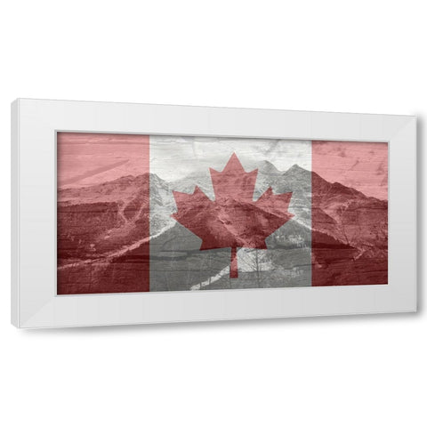 Canada 2 White Modern Wood Framed Art Print by Lewis, Sheldon