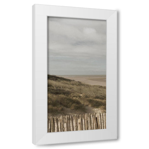 Bathway Beach 1 White Modern Wood Framed Art Print by Lewis, Sheldon