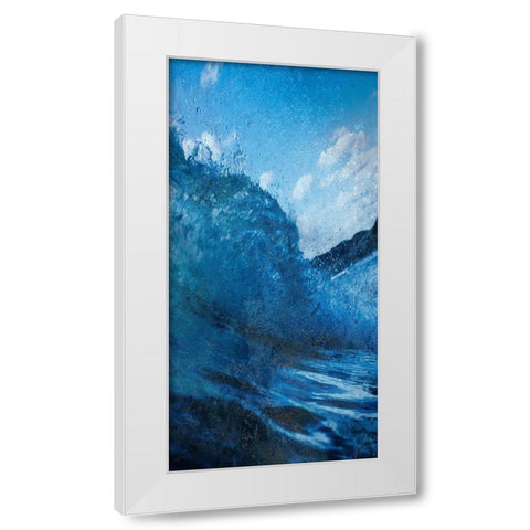 Cool Wave 2 White Modern Wood Framed Art Print by Lewis, Sheldon