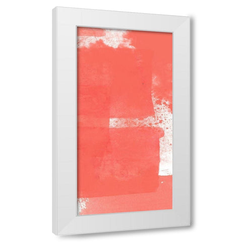 Coral Den 1 White Modern Wood Framed Art Print by Lewis, Sheldon