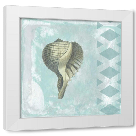 Tranquility 1 White Modern Wood Framed Art Print by Lewis, Sheldon