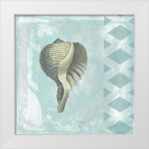 Tranquility 1 White Modern Wood Framed Art Print by Lewis, Sheldon