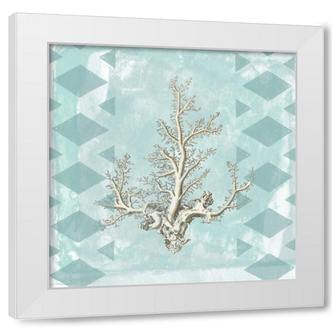 Tranquility 3 White Modern Wood Framed Art Print by Lewis, Sheldon