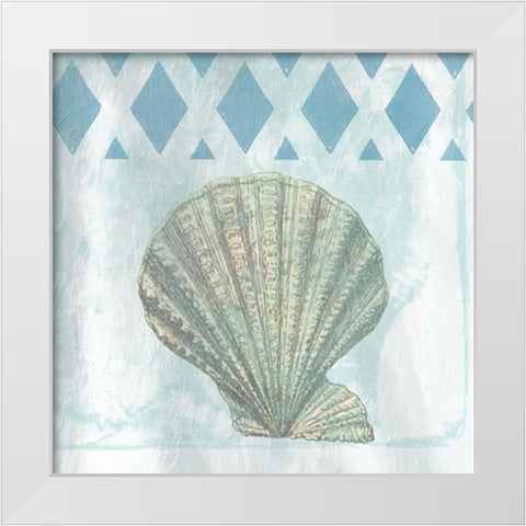 Tranquility 2 White Modern Wood Framed Art Print by Lewis, Sheldon