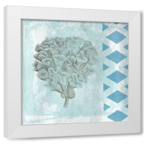 Tranquility 1 White Modern Wood Framed Art Print by Lewis, Sheldon