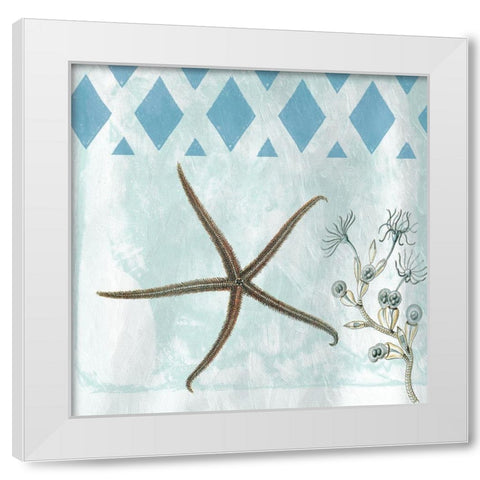 Tranquility 11 White Modern Wood Framed Art Print by Lewis, Sheldon