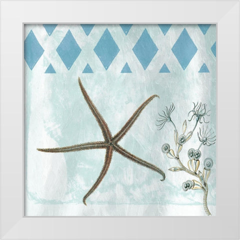 Tranquility 11 White Modern Wood Framed Art Print by Lewis, Sheldon