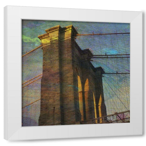 Way Of The Empire White Modern Wood Framed Art Print by Lewis, Sheldon