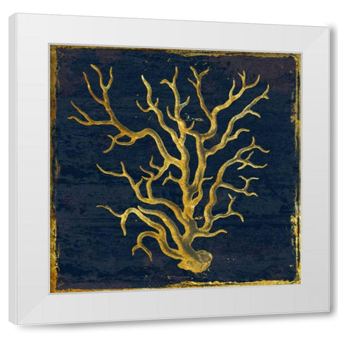 At The Gold Coast White Modern Wood Framed Art Print by Lewis, Sheldon