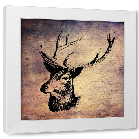 Wood Cabin White Modern Wood Framed Art Print by Lewis, Sheldon