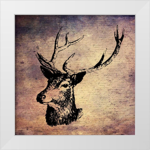 Wood Cabin White Modern Wood Framed Art Print by Lewis, Sheldon