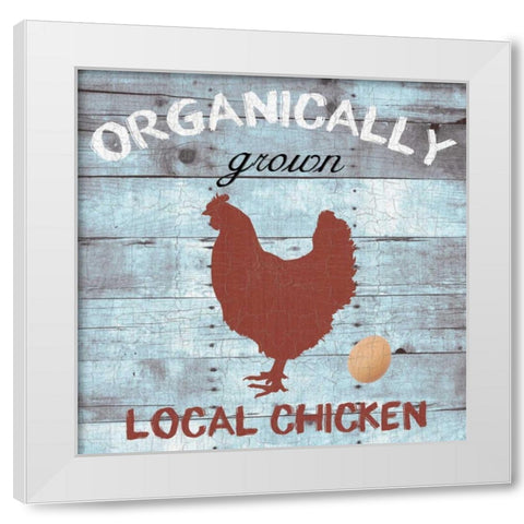 Organically Grown White Modern Wood Framed Art Print by Lewis, Sheldon