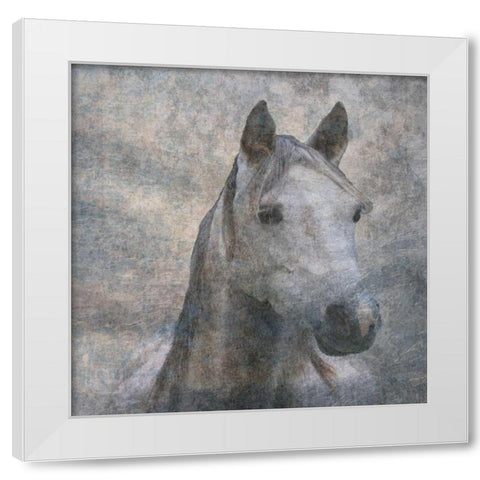 Wild River White Modern Wood Framed Art Print by Lewis, Sheldon