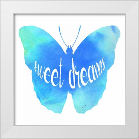 Dreams White Modern Wood Framed Art Print by Lewis, Sheldon