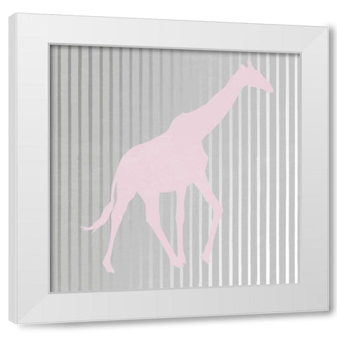 Hey There White Modern Wood Framed Art Print by Lewis, Sheldon