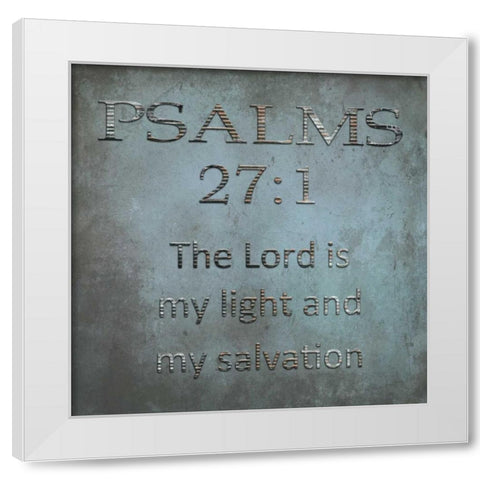 The Lord White Modern Wood Framed Art Print by Lewis, Sheldon