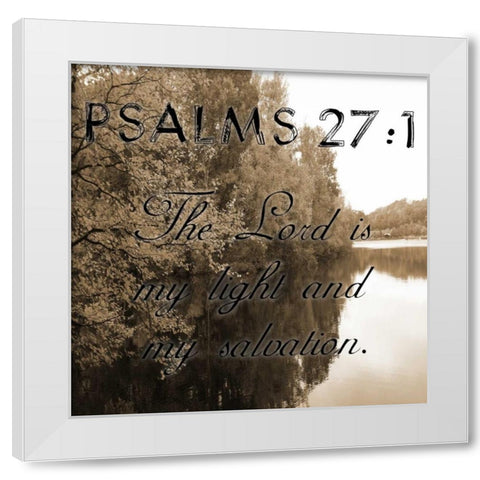 My Salvation White Modern Wood Framed Art Print by Lewis, Sheldon