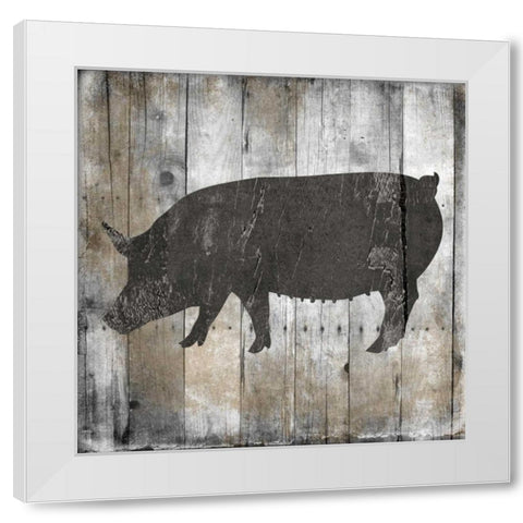 Organically Grown White Modern Wood Framed Art Print by Lewis, Sheldon