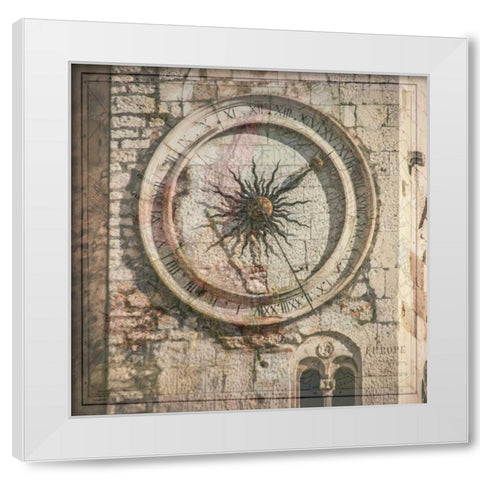 Travel Time 1 White Modern Wood Framed Art Print by Lewis, Sheldon