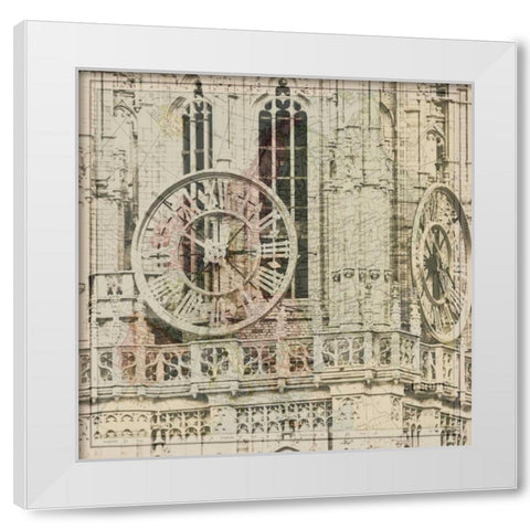 Travel Time 2 White Modern Wood Framed Art Print by Lewis, Sheldon