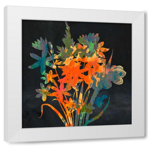 Bright Garden 2 White Modern Wood Framed Art Print by Lewis, Sheldon