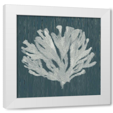 Pure Coastal White Modern Wood Framed Art Print by Lewis, Sheldon