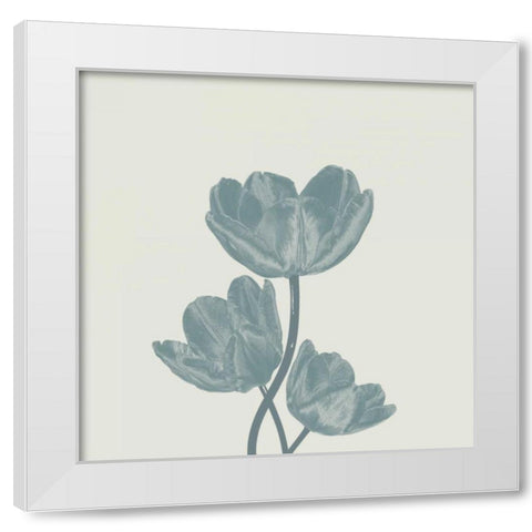 Pure 1 White Modern Wood Framed Art Print by Lewis, Sheldon