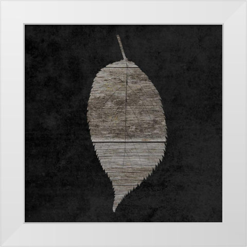 Leaf By The Spirit 2 White Modern Wood Framed Art Print by Lewis, Sheldon