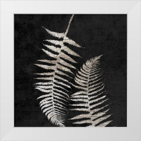 Leaf In The Moment 1 White Modern Wood Framed Art Print by Lewis, Sheldon