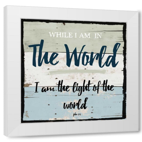 Religious Wood 3 White Modern Wood Framed Art Print by Lewis, Sheldon