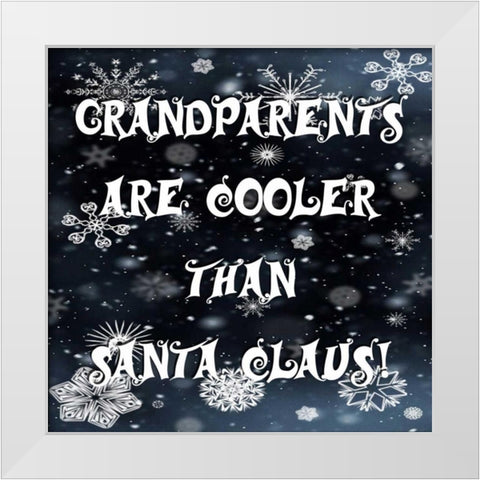 Christmas Smart White Modern Wood Framed Art Print by Lewis, Sheldon