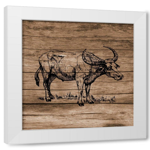Running Wild 2 White Modern Wood Framed Art Print by Lewis, Sheldon
