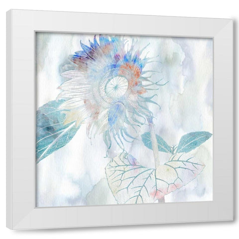 Paint Sector White Modern Wood Framed Art Print by Lewis, Sheldon