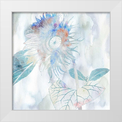 Paint Sector White Modern Wood Framed Art Print by Lewis, Sheldon