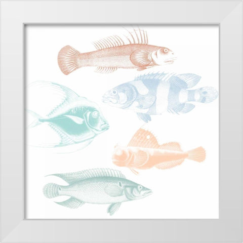 Deep Sea Adventure 1 White Modern Wood Framed Art Print by Lewis, Sheldon
