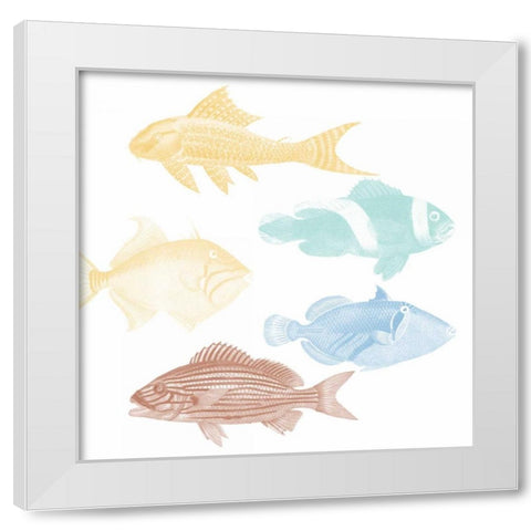 Deep Sea Adventure 2 White Modern Wood Framed Art Print by Lewis, Sheldon