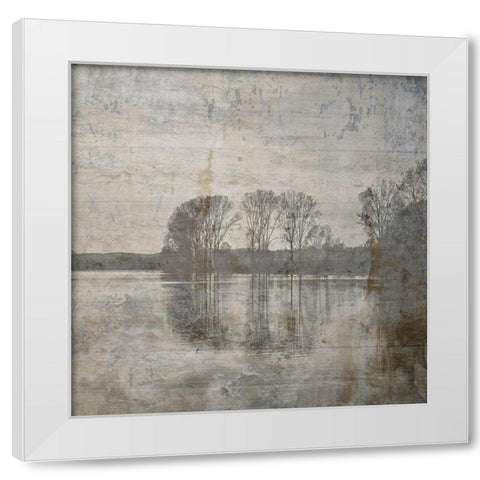 Hike Hunt Fish White Modern Wood Framed Art Print by Lewis, Sheldon