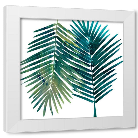 Watercolor Burst White Modern Wood Framed Art Print by Lewis, Sheldon