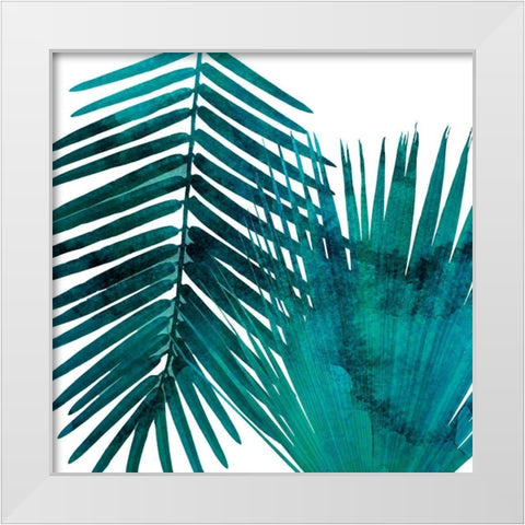 Watercolor Burst 3 White Modern Wood Framed Art Print by Lewis, Sheldon