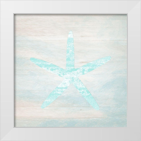 At The Beach House 2 White Modern Wood Framed Art Print by Lewis, Sheldon