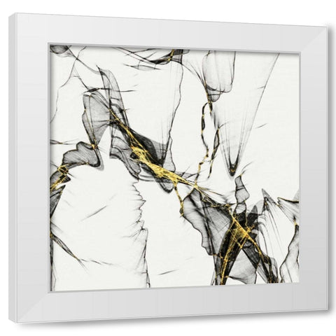 A and G1 White Modern Wood Framed Art Print by Lewis, Sheldon