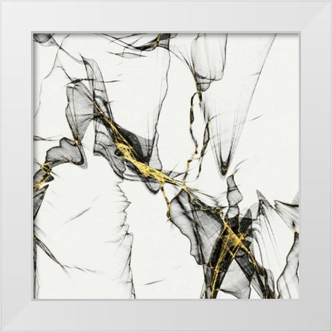 A and G1 White Modern Wood Framed Art Print by Lewis, Sheldon