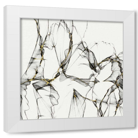 A and G 2 White Modern Wood Framed Art Print by Lewis, Sheldon