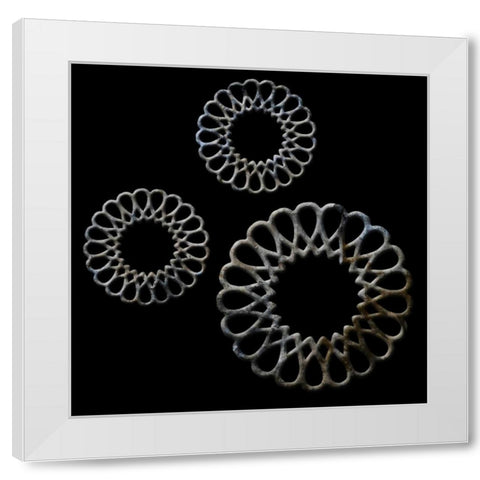Morden Design White Modern Wood Framed Art Print by Lewis, Sheldon