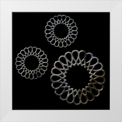 Morden Design White Modern Wood Framed Art Print by Lewis, Sheldon