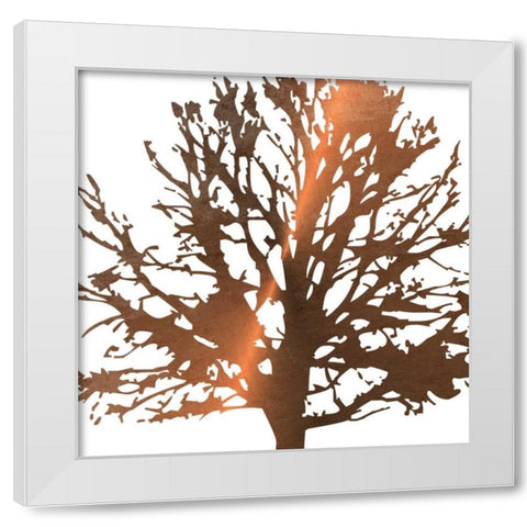 Tree of Wisdom 1 White Modern Wood Framed Art Print by Lewis, Sheldon