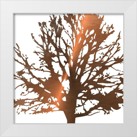 Tree of Wisdom 1 White Modern Wood Framed Art Print by Lewis, Sheldon