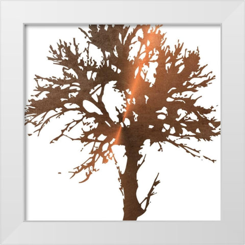 Tree of Wisdom 2 White Modern Wood Framed Art Print by Lewis, Sheldon