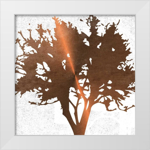 Tree of Wisdom 4 White Modern Wood Framed Art Print by Lewis, Sheldon
